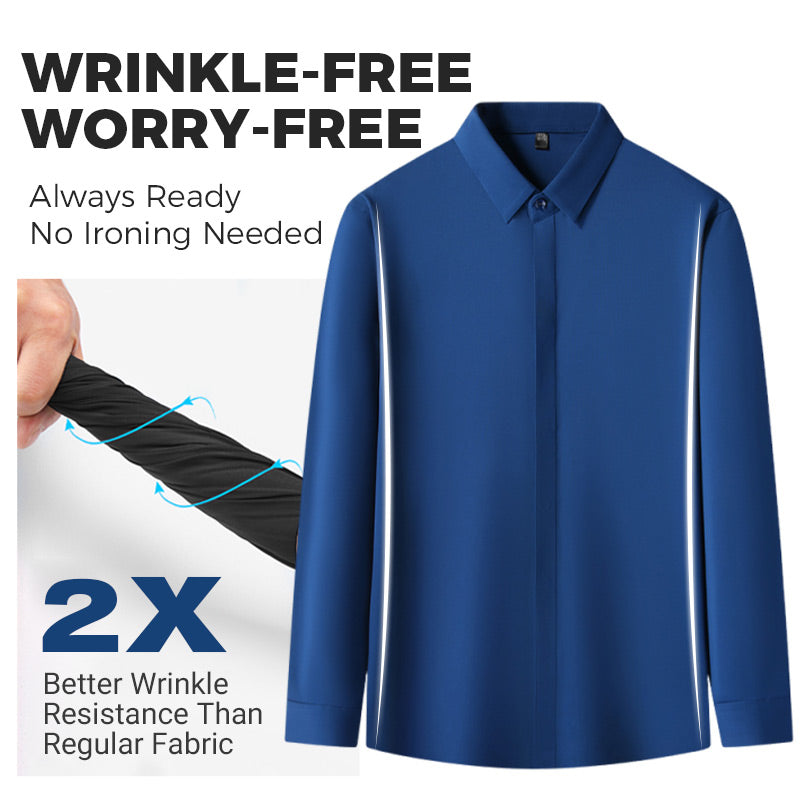 🔥Last Day Promotion 50%OFF🔥Men's Wrinkle-Free Button-Down Shirt