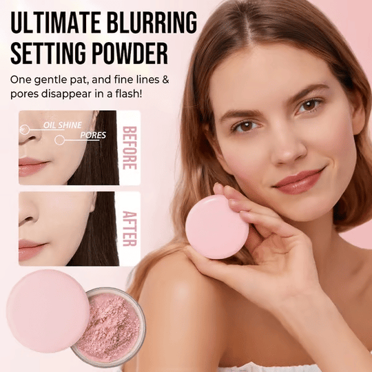 💝Limited-time offer 60% OFF💥Buy 1 Get 1 Free(2pcs)🚀Ultimate Blurring Setting Powder Full-Sized🌞Summer essential