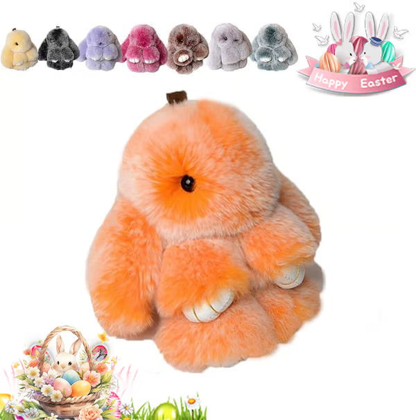 Plush Bunny Keychain Pendant