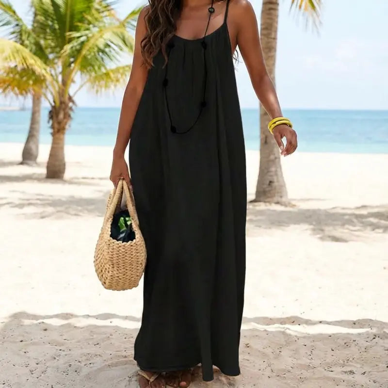 💃Women's Solid Color Cami Lounge Dress💕