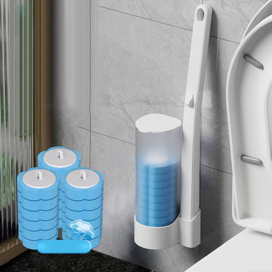 ⚡95K+ SOLD!🚽💦Hands-Free Cleaning Gadget🧽Disposable toilet cleaning tool