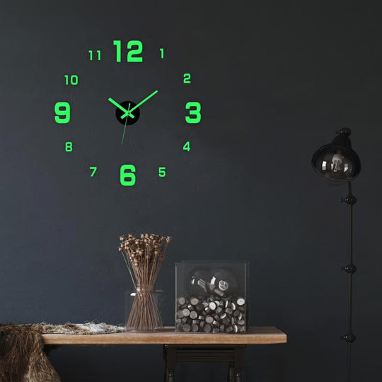 🔥🕒Modern 3D Digital Wall Clock – Silent Acrylic Luminous Wall Decor, Night Glow Easy-Read Time Display, Stylish Home Decoration & Gift