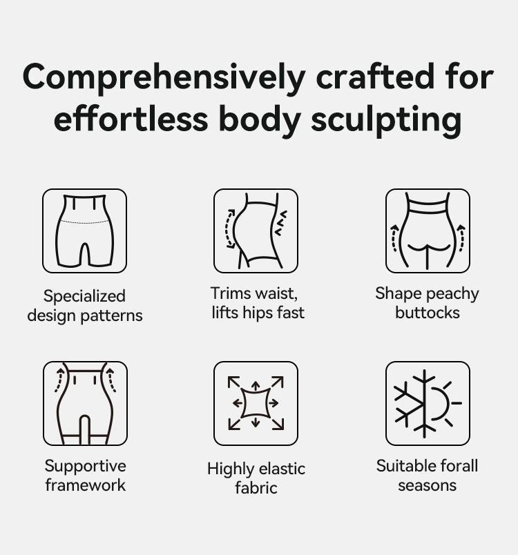 Final 3 Hours - BUY 1 GET 1 FREE Women's Tummy Control Butt-Lifting Shapewear