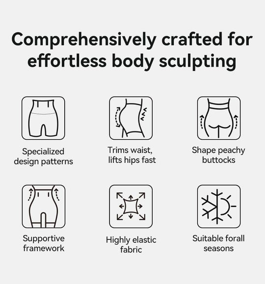 Final 3 Hours - BUY 1 GET 1 FREE Women's Tummy Control Butt-Lifting Shapewear