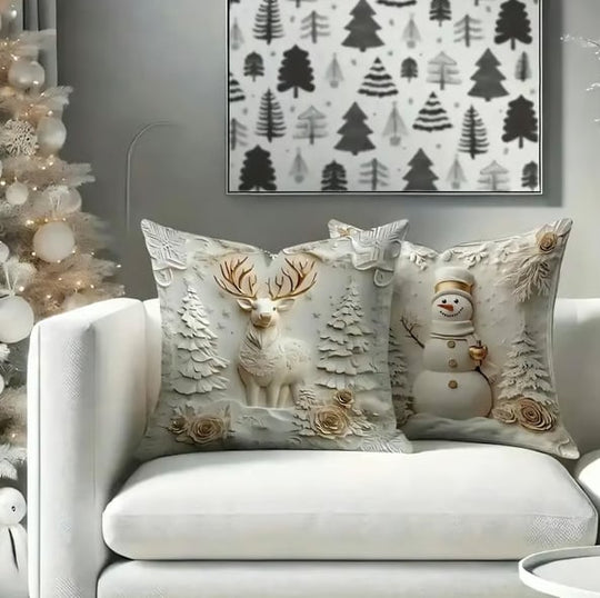 🔥Last Day Promotion 49% OFF🔥 Buy 1 Get 1 Free🎉- Christmas Cushion Covers Set