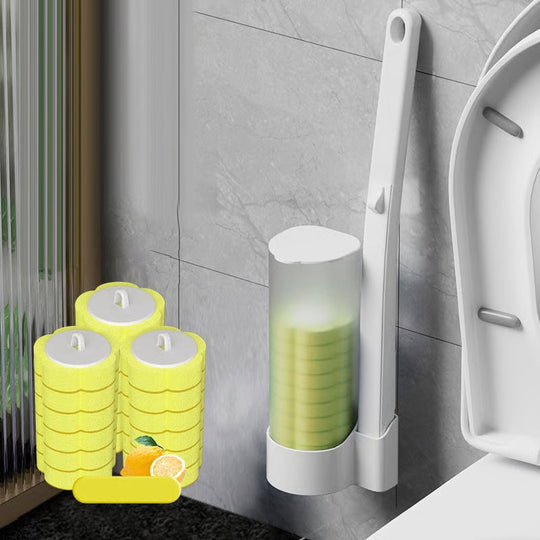 ⚡95K+ SOLD!🚽💦Hands-Free Cleaning Gadget🧽Disposable toilet cleaning tool