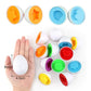 🎁✨Ostern Tag Heißer verkauf🔥Geometrische Eier zur kognitiven Entwicklung (12 Eier, ein Set)