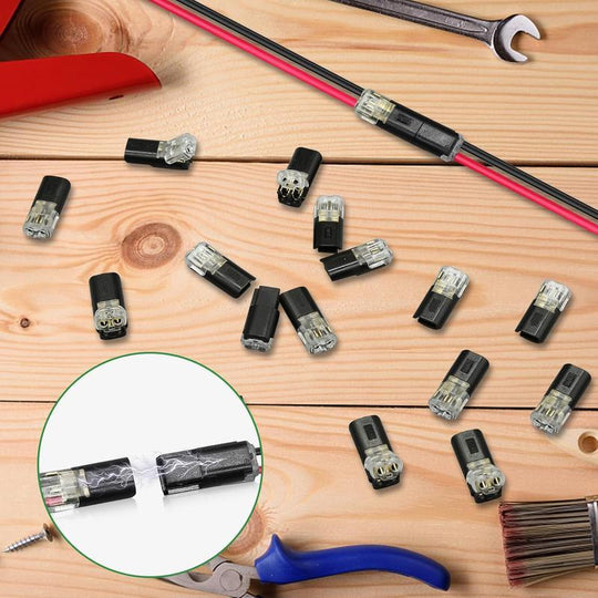 🔥Final Day – Ends Tonight!⏰🏆Double-wire Plug-in Connector With Locking Buckle