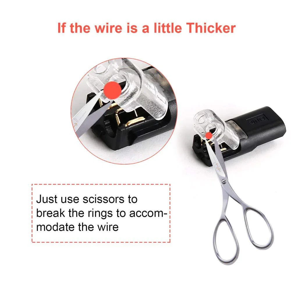 🔥Final Day – Ends Tonight!⏰🏆Double-wire Plug-in Connector With Locking Buckle
