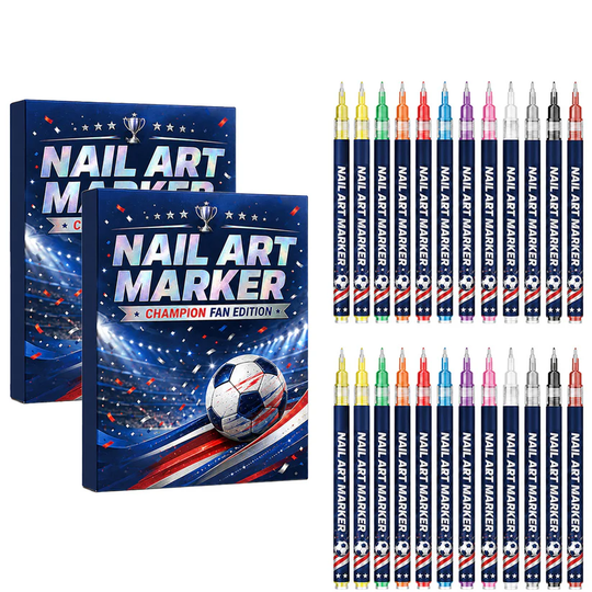 🔥12-color fan-themed nail art brushes
