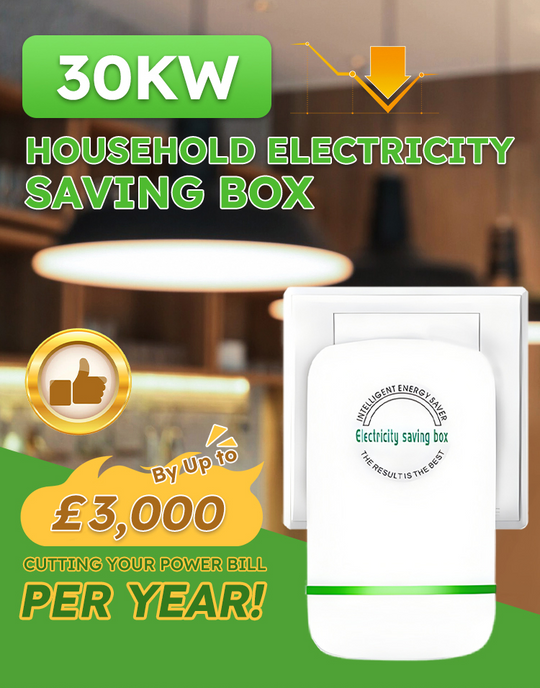 🔥Tidsbegränsat specialpris 9,99 £!!🔋30 kW elsparbox för hemmet