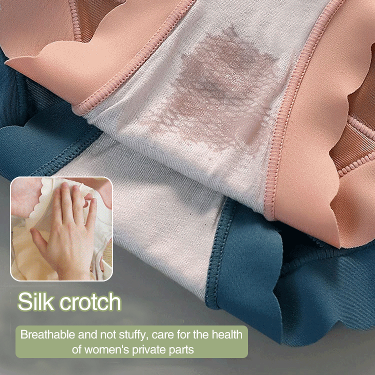 🔥HOT SALE🔥Satin ice Silk Seamless Tummy Control Panties