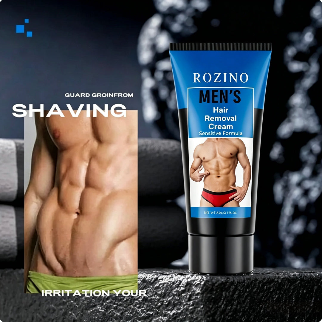 Men's hair removal cream 🧔 Gentle and non-irritating, can be used on chest, back, arms and legs ✨