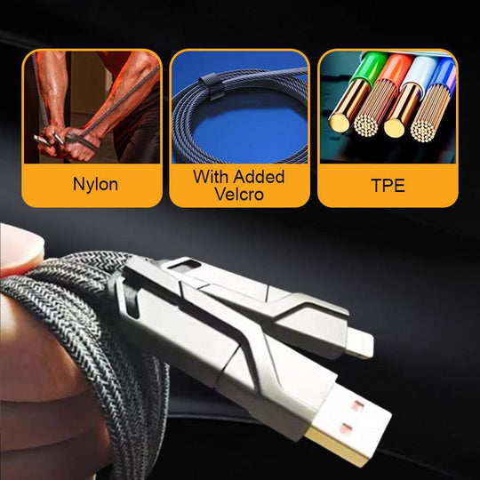 Vendita hot 50% di sconto su 4 in 1 cavo Caricatore di ricarica rapida e sincronizzazione dati