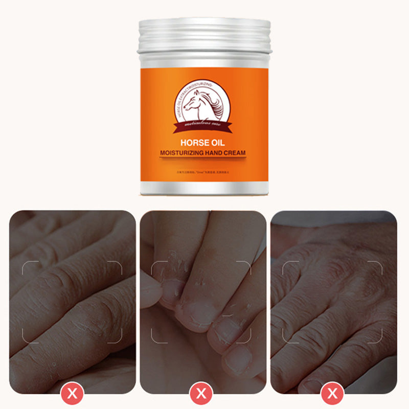 🥰💞Cremă parfumată cu ulei de cal pentru piele uscată și crăpată🥰💞