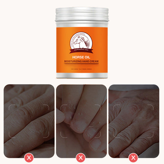 🥰💞Cremă parfumată cu ulei de cal pentru piele uscată și crăpată🥰💞