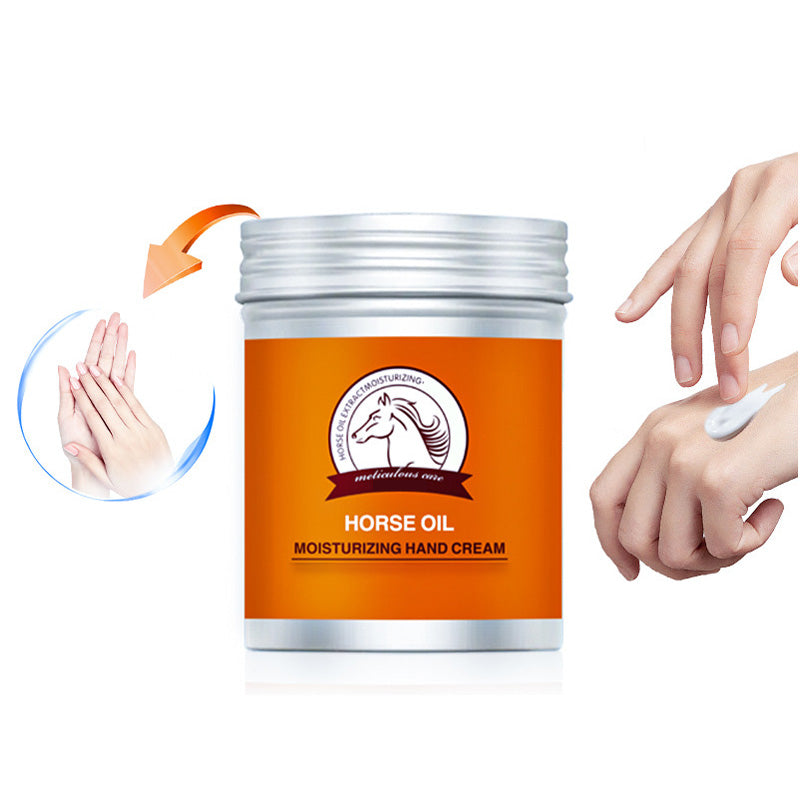 🥰💞Cremă parfumată cu ulei de cal pentru piele uscată și crăpată🥰💞