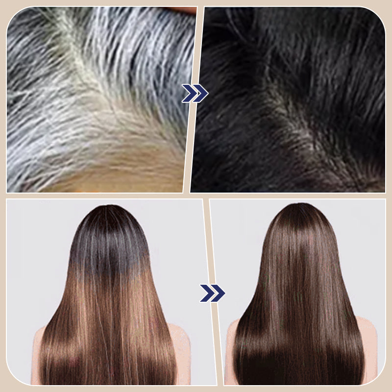 Vopsea de păr cu bule de culoare naturală, ușor de utilizat, cu formulă blândă