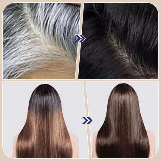 Vopsea de păr cu bule de culoare naturală, ușor de utilizat, cu formulă blândă