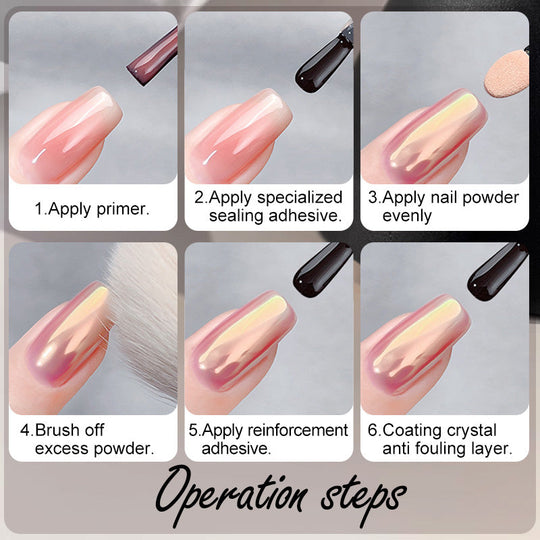 Nové aktualizace pro rok 2024🌈Chromový pudr na nehty se zrcadlovým efektem