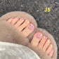 Kit de uñas do dedo falso delicado （50% de desconto）