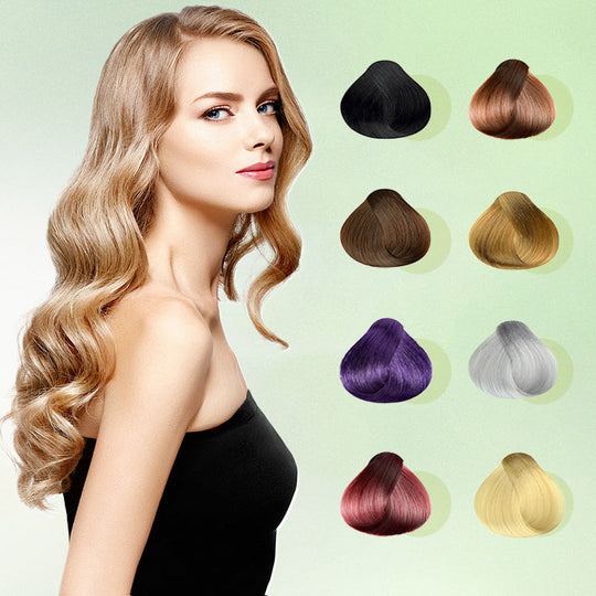 Cremă de culoare pentru păr hrănitoare durabilă, non-iritantă