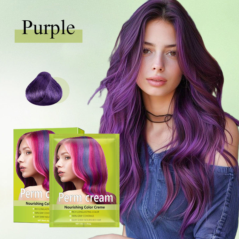 Cremă de culoare pentru păr hrănitoare durabilă, non-iritantă