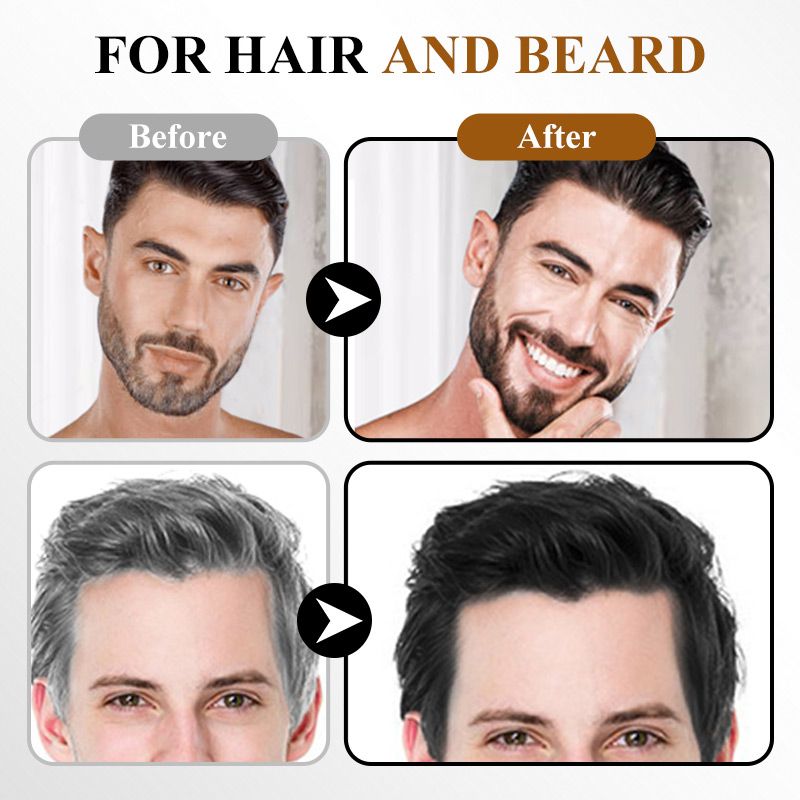 Shampoo colorante per capelli a effetto istantaneo🧔🏻Adatto alla barba🥳