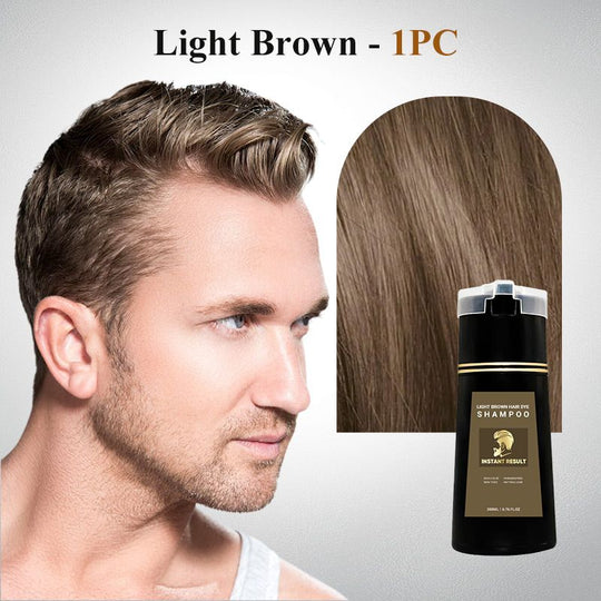 Shampoo colorante per capelli a effetto istantaneo🧔🏻Adatto alla barba🥳