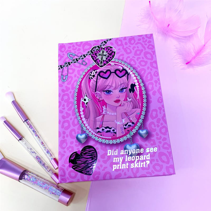 Sada 43 barev módní přenosné palety make-upu