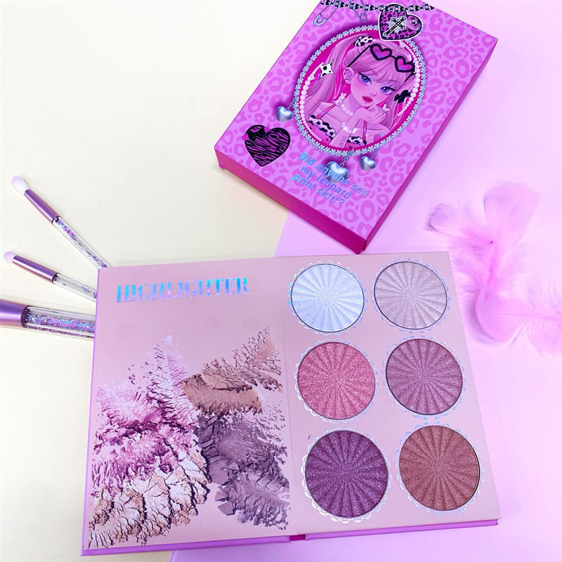 Sada 43 barev módní přenosné palety make-upu