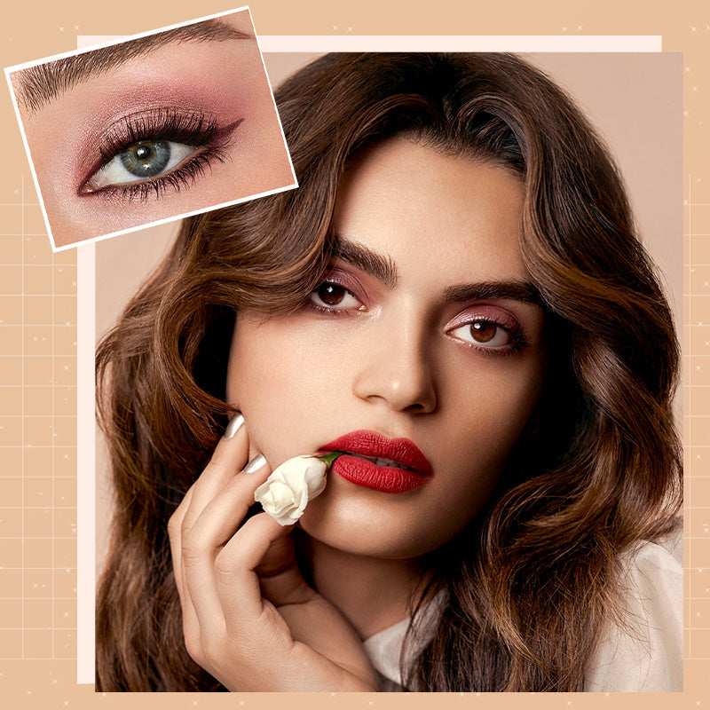 Paleta de farduri de pleoape cu sclipici în 10 culori