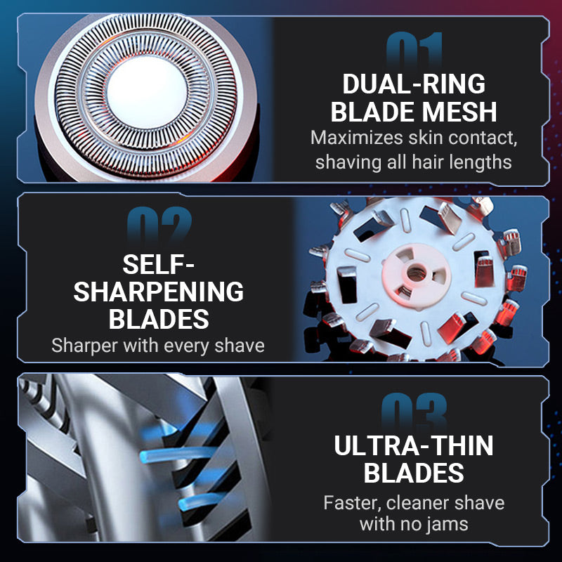 Rasurador eléctrico multifuncional portátil