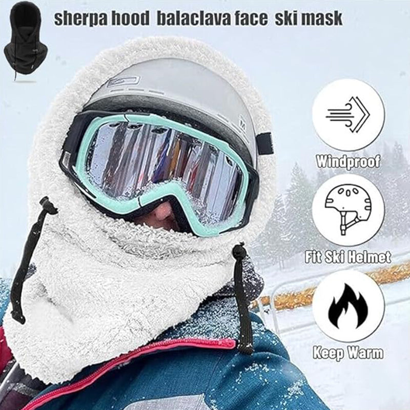 🔥Early Winter Discount-49% OFF⏰Unisex Warm Ski Hooded Scarf ☃️☃️