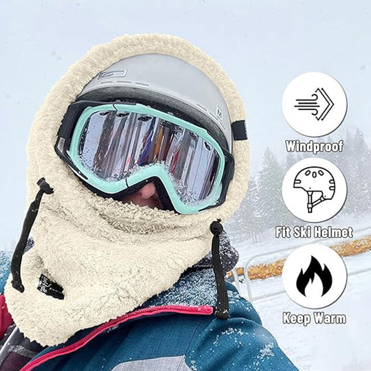 🔥Early Winter Discount-49% OFF⏰Unisex Warm Ski Hooded Scarf ☃️☃️