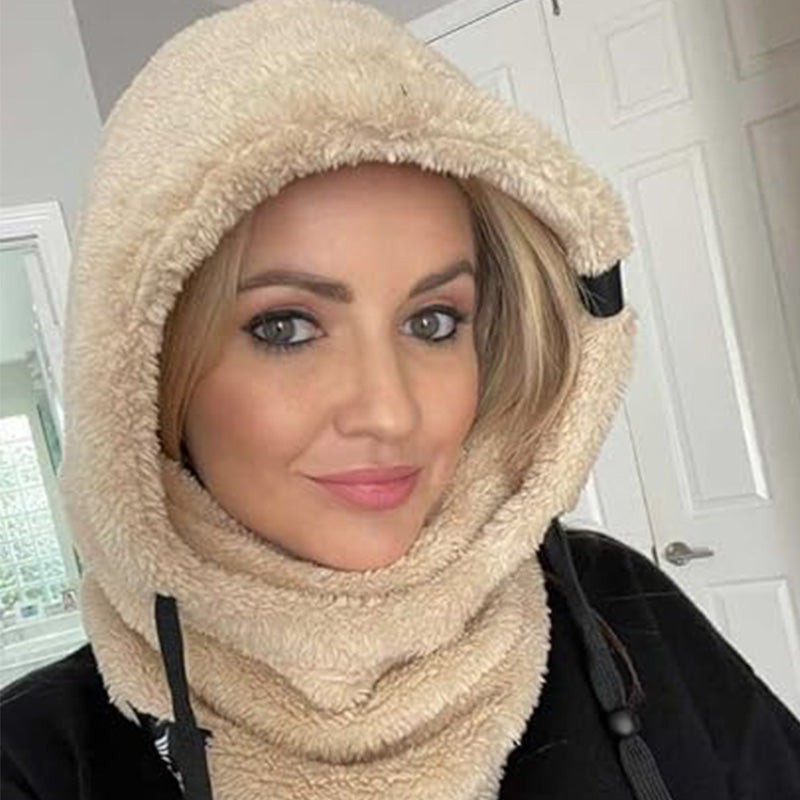 🔥Early Winter Discount-49% OFF⏰Unisex Warm Ski Hooded Scarf ☃️☃️