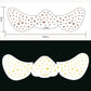 Freckles de pel de brillo cara a tatuaxe