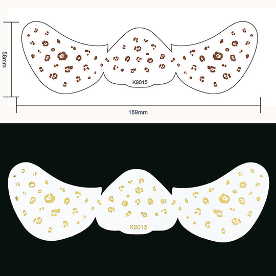 Glitterin ihonhoitopisarat kasvot tatuoinnin