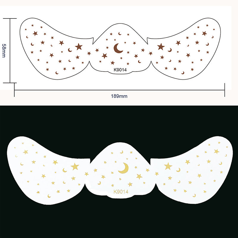 Glitterin ihonhoitopisarat kasvot tatuoinnin