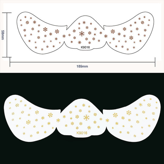 Glitterin ihonhoitopisarat kasvot tatuoinnin