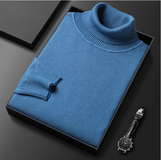 ✨Men's Solid Color Premium Turtleneck Sweater