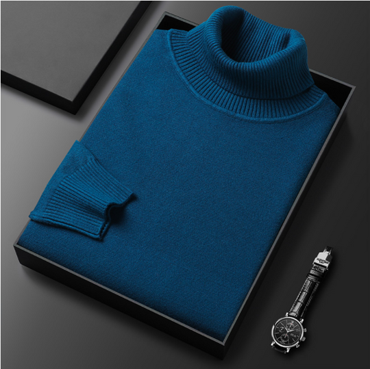 ✨Men's Solid Color Premium Turtleneck Sweater