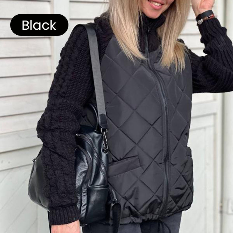 ⏳Time-limited Special⏰Women's Knit Patchwork Puffy Jacket