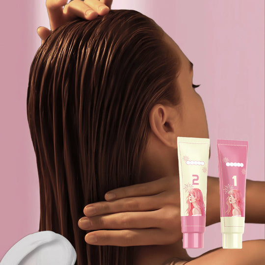 💕Gran oferta 60% de desconto💕Set de suavizante de proteína para corrección de flequillo