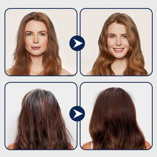 💞2 ACHETÉS, 1 OFFERT💞🌿Crème colorante pour cheveux à base de plantes - Formule douce longue tenue