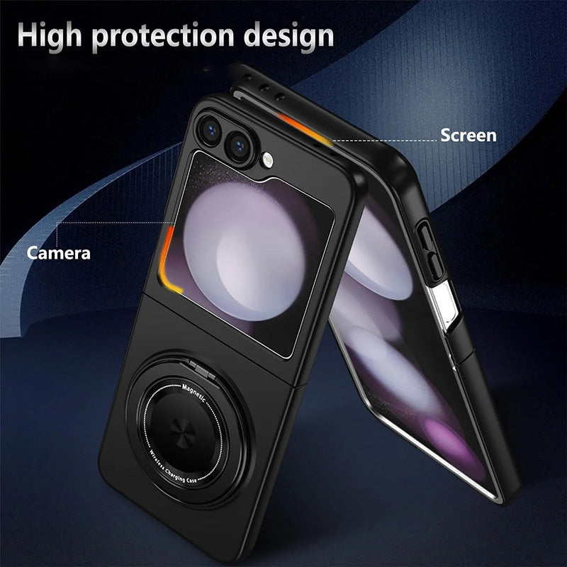Suitable for Galaxy Z Fold Magnetic Rotating Bracket Mobile Phone Case