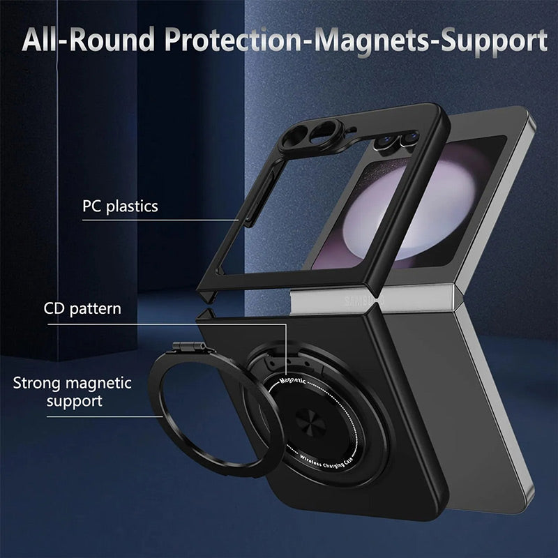 Suitable for Galaxy Z Fold Magnetic Rotating Bracket Mobile Phone Case