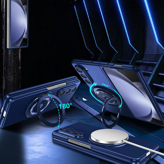 Suitable for Galaxy Z Fold Magnetic Rotating Bracket Mobile Phone Case