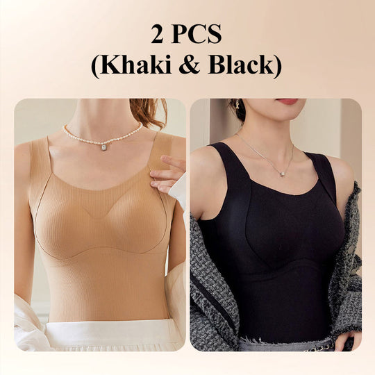 💖Christmas Sale -50% OFF🎅Thickened Warm Tank Top with Shelf Bra