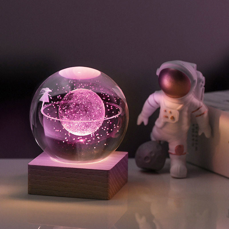 Lampă decorativă de noapte cu glob de cristal 3D pentru Paște💖CUMPĂRĂ 3 ȘI PRIMEȘTI 10% REDUCERE